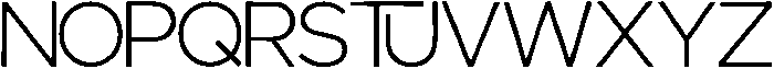 IT Mutualhe Thin otf (100) Font UPPERCASE