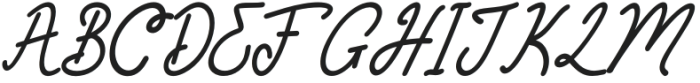 IT Nalthira Italic otf (400) Font UPPERCASE