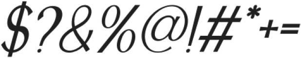 IT Nuvellan Italic otf (400) Font OTHER CHARS