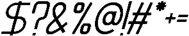 IT Origlume Italic otf (400) Font OTHER CHARS