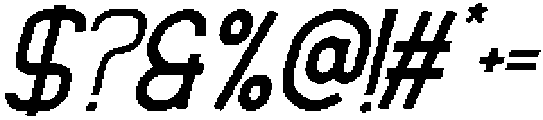 IT Revantrosn Bold Italic otf (700) Font OTHER CHARS