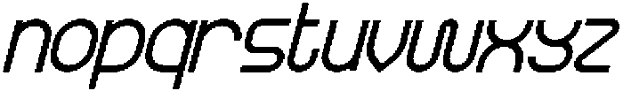 IT Revantrosn Semi Bold Italic otf (600) Font LOWERCASE