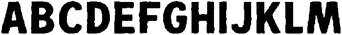 IT Roughlin Regular otf (400) Font UPPERCASE