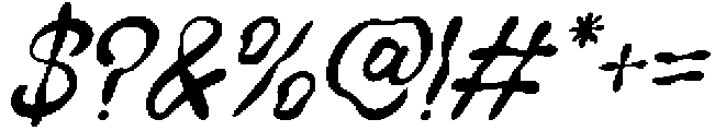 IT Slurvanta Italic otf (400) Font OTHER CHARS