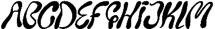 IT Slurvanta Italic otf (400) Font UPPERCASE