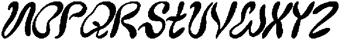 IT Slurvanta Italic otf (400) Font LOWERCASE
