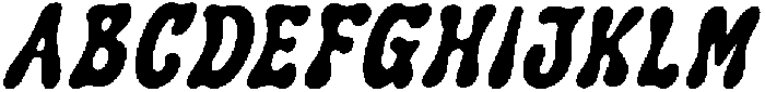 IT Slurvia Italic otf (400) Font UPPERCASE