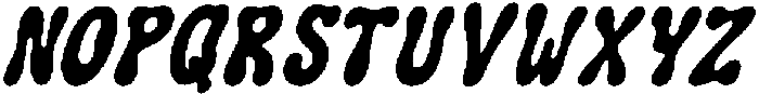 IT Slurvia Italic otf (400) Font UPPERCASE