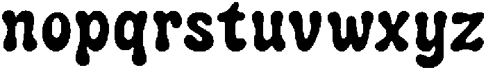 IT Slurvia Regular otf (400) Font LOWERCASE