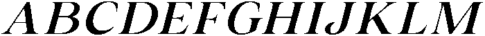 IT Valero Italic otf (400) Font UPPERCASE