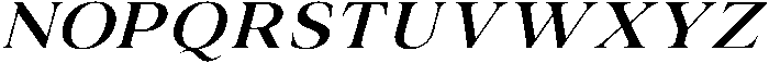 IT Valero Italic otf (400) Font UPPERCASE