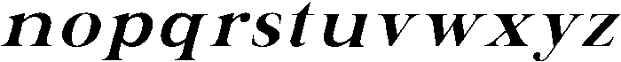 IT Valero Italic otf (400) Font LOWERCASE