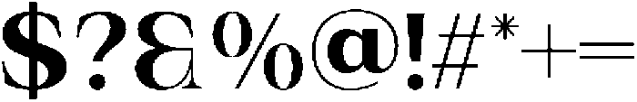IT Valero Medium otf (500) Font OTHER CHARS