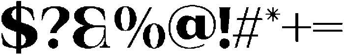 IT Valero Semi Bold otf (600) Font OTHER CHARS