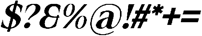 IT Valtrisse Italic otf (400) Font OTHER CHARS