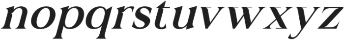 IT Velthora Italic otf (400) Font LOWERCASE