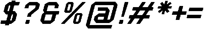 IT Xytrion Italic otf (400) Font OTHER CHARS