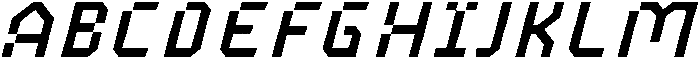 IT Xytrion Italic otf (400) Font UPPERCASE