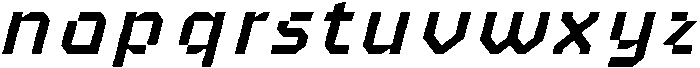 IT Xytrion Italic otf (400) Font LOWERCASE