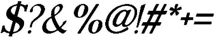 IT ZYRAVELLE Italic otf (400) Font OTHER CHARS
