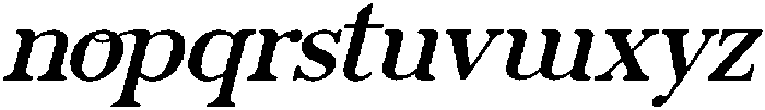 IT ZYRAVELLE Italic otf (400) Font LOWERCASE