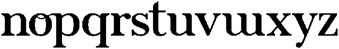 IT ZYRAVELLE Regular otf (400) Font LOWERCASE