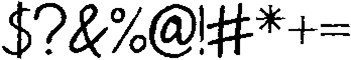 IT Zalro Regular otf (400) Font OTHER CHARS