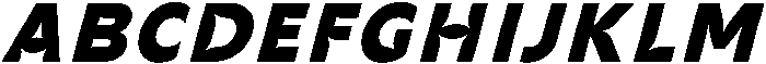 IT Zentrap Italic otf (400) Font UPPERCASE