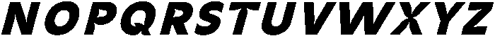 IT Zentrap Italic otf (400) Font UPPERCASE