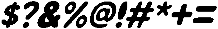IT Zuppa Italic otf (400) Font OTHER CHARS