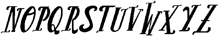 ITALIC otf (400) Font UPPERCASE