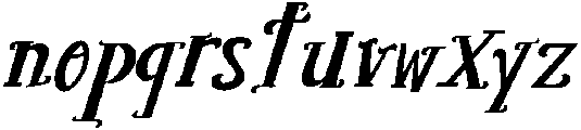 ITALIC otf (400) Font LOWERCASE