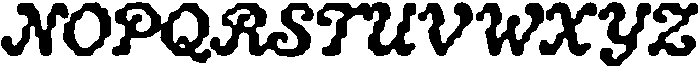 It Girl Melt Regular otf (400) Font UPPERCASE