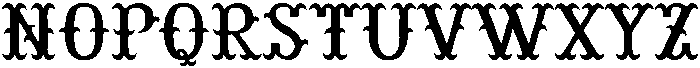 Italian Fishtail Regular otf (400) Font UPPERCASE