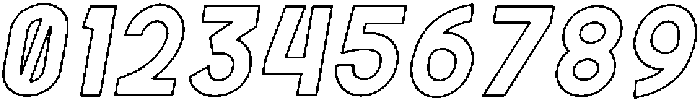 Italic otf (400) Font OTHER CHARS