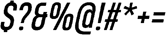 Italic otf (400) Font OTHER CHARS