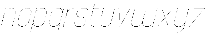 Italic otf (400) Font LOWERCASE