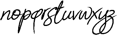 Italic otf (400) Font LOWERCASE