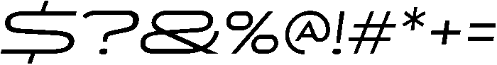 Italic otf (400) Font OTHER CHARS