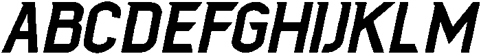 Italic otf (400) Font UPPERCASE