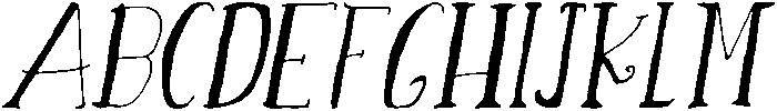 Italic otf (400) Font UPPERCASE
