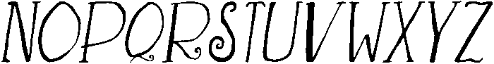 Italic otf (400) Font UPPERCASE