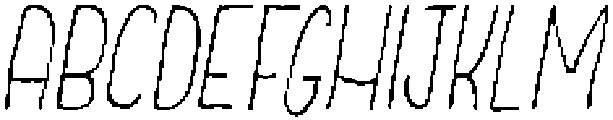 Italic otf (400) Font UPPERCASE