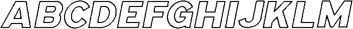 Italic otf (400) Font UPPERCASE