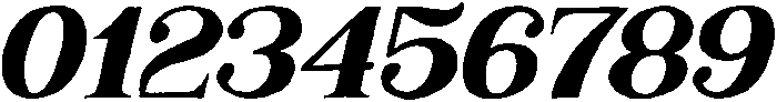 Italic otf (400) Font OTHER CHARS