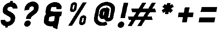 Italic ttf (400) Font OTHER CHARS