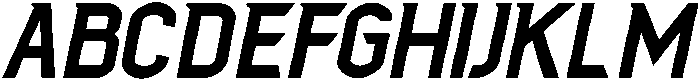 Italic ttf (400) Font UPPERCASE
