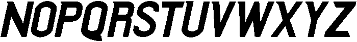 Italic ttf (400) Font UPPERCASE