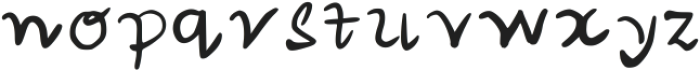 Italica Regular otf (400) Font LOWERCASE