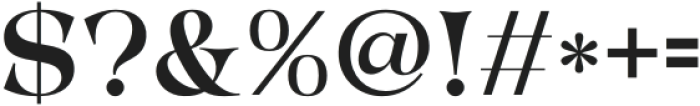 Italigia Regular otf (400) Font OTHER CHARS